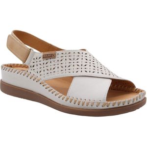 Pikolinos - Cadaques W8K-0848C1 - Sandalen - Nata Wit Bruin - Leer