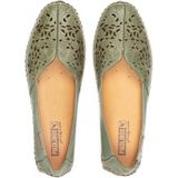 Pikolinos - Geperforeerde Instapper - Groen - Suède