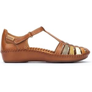 Pikolinos - P. Vallarta 655-0843C4 - Sandaal - Brandy - Leer