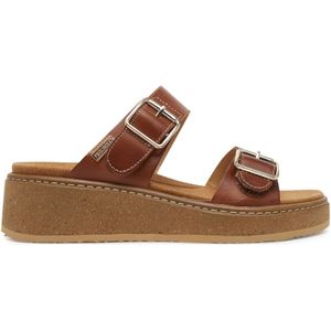 Pikolinos Alzira - Dames Sandaal - Bruin - Hoge Sandalen met Uitneembaar Voetbed