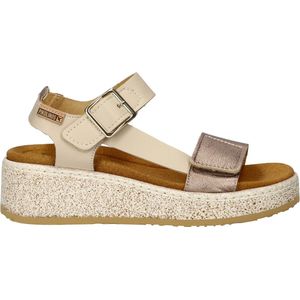 Pikolinos Alzira Sandalen - Dames - Sleehak - Zwart Leer