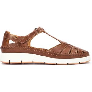 Tenerife leren visserssandalen PIKOLINOS. Leer materiaal. Maten 36. Kastanje kleur