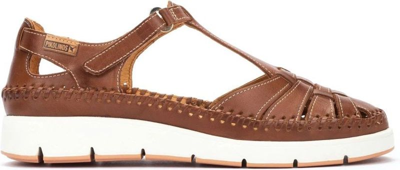 Pikolinos - W8D-0855C1 - Sandalen - Gebroken Wit - Leer - Klittenband