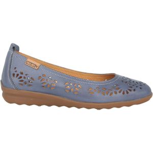 Pikolinos Alcoi - Dames Ballerina - Blauw - Gemaakt van Hoogwaardig Leer