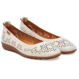 Pikolinos Alcoi - Dames Ballerina - Wit - Hoogwaardig Leer
