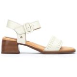 Pikolinos - Oliva - Sandalen - Wit - Leer - Brede Hak