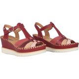 Pikolinos - Aguadulce - Sandaal - Rood - Gewatteerde Zool