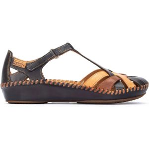 Pikolinos - Vallarta - Dames Sandalen - Blauw - Handgemaakte Stiksels