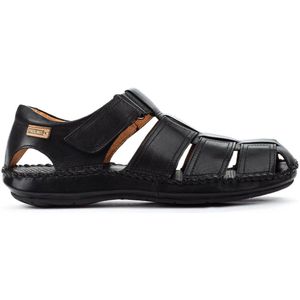 Pikolinos - Tarifa - Sandalen - Zwart - Leer