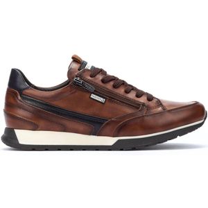 Pikolinos Cambil - Heren Sneaker - Bruin - Leren Model - Vetersluiting
