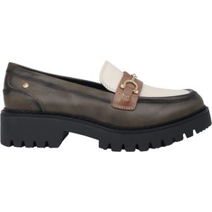 Pikolinos Aviles - Dames Instapper - Groen - Loafers met Noppenzool
