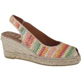 Dames Pumps Viguera 1955 Crochet Camel Multi