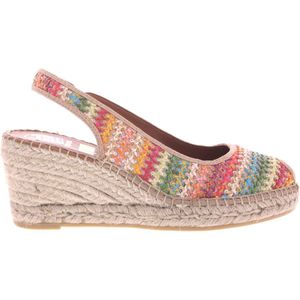 Dames Pumps Viguera 1955 Crochet Camel Multi