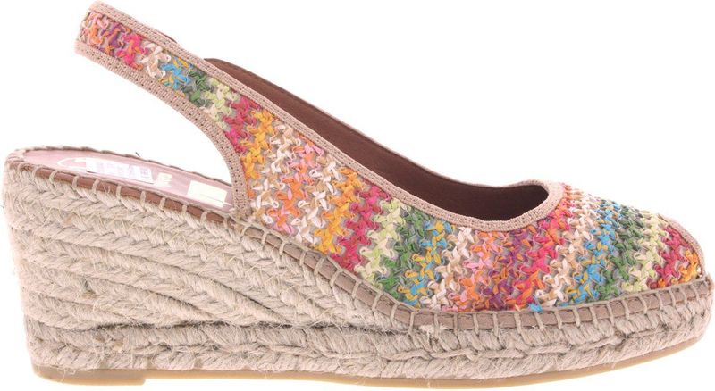 Dames Pumps Viguera 1955 Crochet Camel Multi