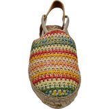 Viguera 1834 Crochet Camel Dames Sandaletten - Multi
