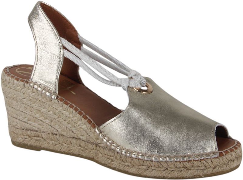 Viguera - 2143 Espadrilles - Goud - Textiel