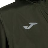 Regenjas - Zwart - 100% Polyester - Met Ritssluiting en Verstelbare Capuchon