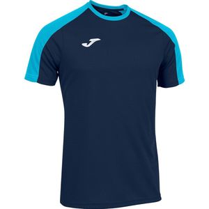 Joma Eco-Championship Shirt Korte Mouw Heren - Marine Fluor Turquoise