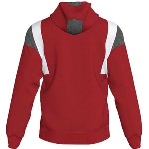 Joma Confort III Sweater Met Kap Heren - Rood / Wit / Donkergrijs Gemeleerd
