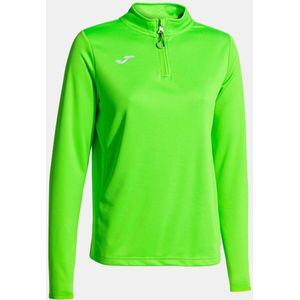Joma Running Night Fleece Met Halve Rits Blauw Vrouw