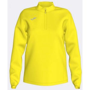 Joma Running Night Fleece Met Halve Rits Geel Vrouw