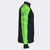 Sweater - Elastisch - Zwart - Polyester - Halve Ritssluiting