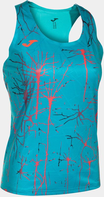 Dames joma elite ix tankop turquoise - ademend & lichtgewicht