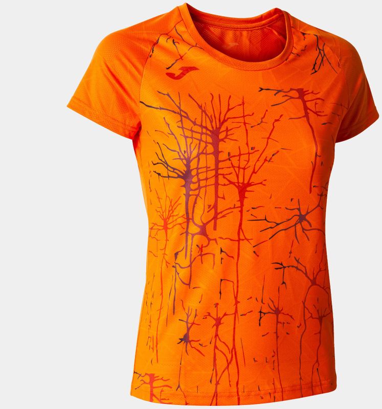 Joma Elite Ix T-shirt Met Korte Mouwen Oranje M Vrouw