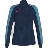 Joma Elite Ix Sweatshirt Met Halve Rits Blauw Vrouw