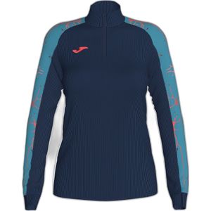 Joma Elite Ix Sweatshirt Met Halve Rits Blauw Vrouw