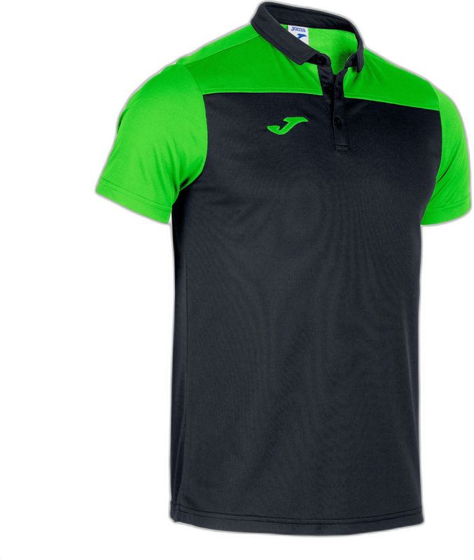 Joma - Hobby II - Poloshirt - Kleurcontrast - Button-Down Kraag - Geborduurd Logo