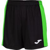 Joma - Dames Maxi Shorts - Korte Broek - Polyester - Met Contrasterende Zijsplitten