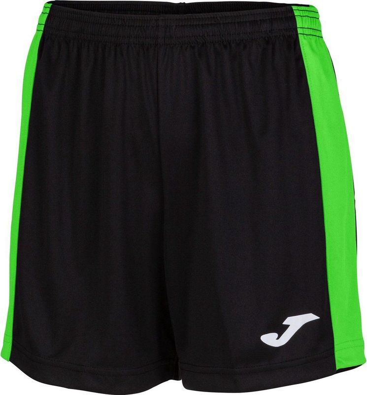 Joma - Dames Maxi Shorts - Korte Broek - Polyester - Met Contrasterende Zijsplitten