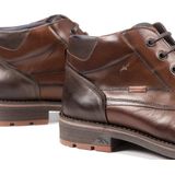 Fluchos - F1341 - Leren Enkellaarsjes - Bruin - Casual - Plat