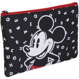 Disney Make-uptasje Mickey Mouse 21 Cm Polyester Zwart/Rood