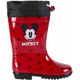 Kinderregenlaarzen Mickey Mouse Rood Schoenmaat 28