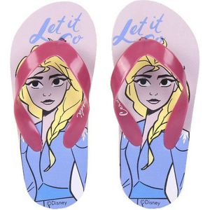 CERDÁ LIFE'S LITTLE MOMENTS Meisjes-vingerprint met Frozen 2 | Zomer-Flip-Flops EVA-zool, officieel Disney-licentieproduct, paars, 27 EU