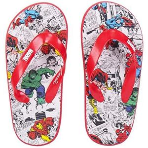 Slippers voor Kinderen Marvel Grijs Rood Schoenmaat 29