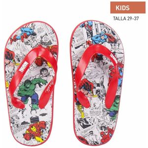 Slippers voor Kinderen Marvel Rood Grijs