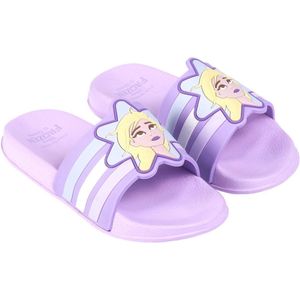 CERDÁ LIFE'S LITTLE MOMENTS, Zomersandalen voor meisjes, bedrukt met Frozen 2 en teensteun, voor het hele gezin, officieel Disney-licentieproduct, lila, 33 EU