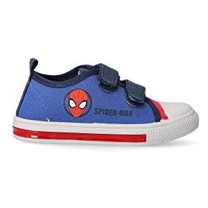 CERDÁ LIFE'S LITTLE MOMENTS, Spiderman Lights kinderschoenen met klittenbandsluiting voor onafhankelijkheid en comfort, officieel Marvel-gelicentieerd product, blauw, 28 EU, Blauw, 28 EU