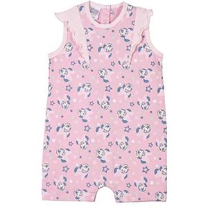 CERDÁ LIFE'S LITTLE MOMENTS Minnie Mouse-kleding voor babymeisjes, 100% katoen, romper, korte mouwen, officiële licentie Disney, roze, normaal