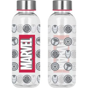Marvel - Logo en Avengers iconen Herbruikbare waterfles