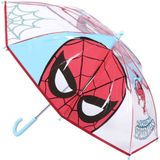 Spiderman paraplu - rood - D66 cm - voor kinderen - regen accessoires