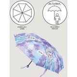 Disney Frozen paraplu - paars/blauw - D92 cm - voor kinderen
