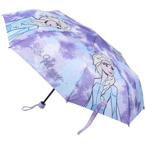 Disney Frozen paraplu - paars/blauw - D92 cm - voor kinderen