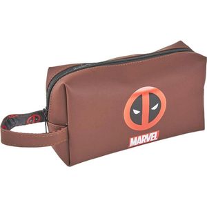 Marvel Reis toilettas met handvat Deadpool, kleur, Talla única, casual, kleur, één maat, casual, Kleur: zwart/bruin,, informeel