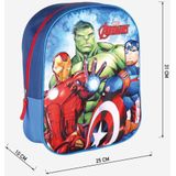 Marvel Avengers Rugzak Ironman, Hulk en Captain America - Hoogte 31cm