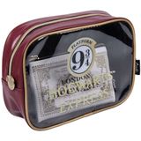 Harry Potter Toilettas, reizen, 2-delig, kleur único, casual, Kleur: zwart/bruin,, casual