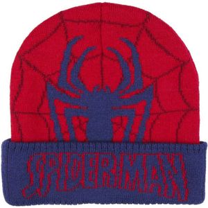 Cerdá Spiderman gebreide muts, jacquard, rood, eenheidsmaat, Rood